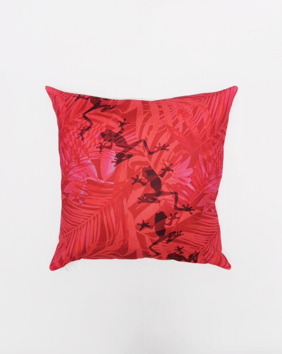 Cojin guasabro rana dardo dorada pasos