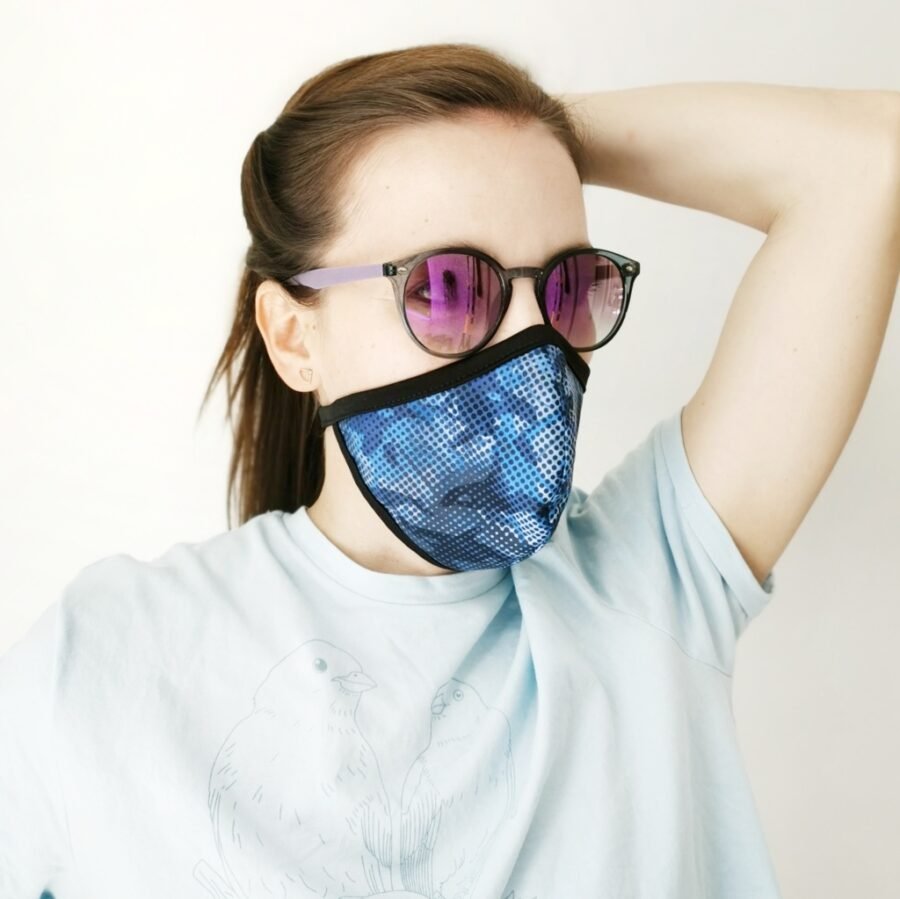 Tapabocas guasabro gafas lado m