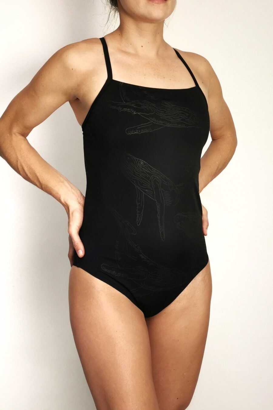 vestido de baño tiras negro (3)