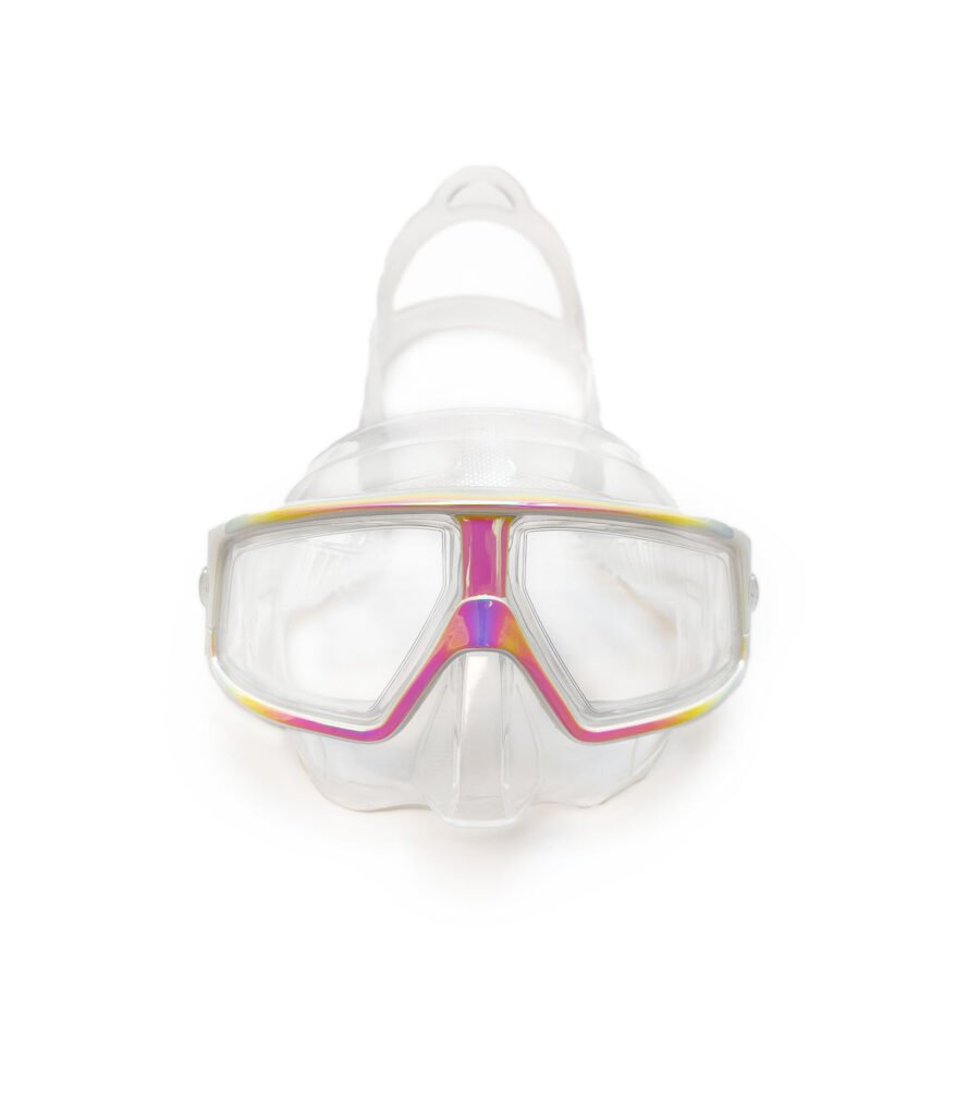 Careta-transparente blanca tornasol