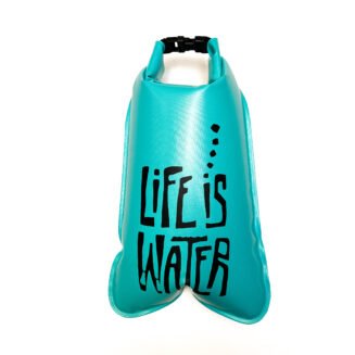 Bolsa Seca Life Is Water Turquesa